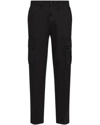 Stone Island - Brushed Organic Cotton Canvas Cargo Trousers - Lyst