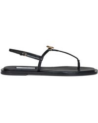 TOTEME - Nappa Leather T-Strap Thong Sandals - Lyst