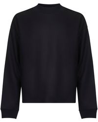 Jil Sander - Wool Jersey Sweatshirt - Lyst