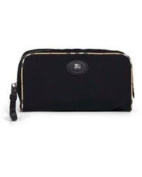 Burberry - Medium Travel Bag With Check Trims - Lyst