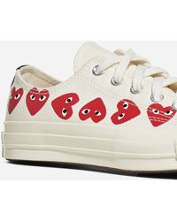 comme des garçons play women's chuck taylor 1970s sneakers
