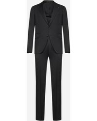 Tagliatore Virgin Wool Suit - Black