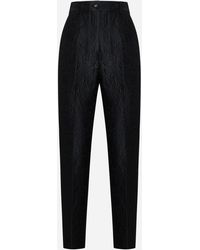 Dolce & Gabbana - Brocade Trousers - Lyst