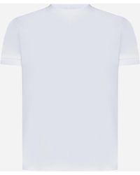 Tagliatore - Lisle Cotton T-shirt - Lyst