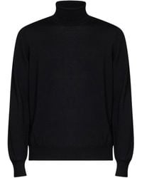 Tagliatore - Virgin Wool Knit Miles Turtleneck Sweater - Lyst