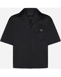 Prada - `re-nylon` Short-sleeved Shirt - Lyst