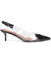 Alaïa - Alaã¯A Pvc And Patent Leather Le Cå“Ur Slingback Pumps - Lyst