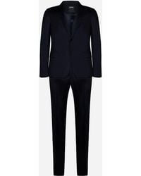 ZEGNA - Wool And Mohair Single-breasted Suit - Lyst