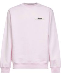 Jacquemus - Organic Cotton Fleece The Gros Grain Sweatshirt - Lyst