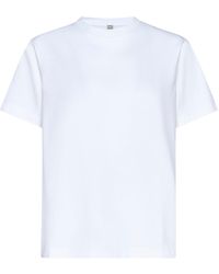 TOTEME - Crew-Neck Organic Cotton T-Shirt - Lyst