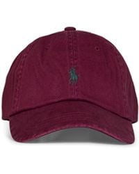 Polo Ralph Lauren - Classic Wine The Iconic Cotton Chino Ball Cap - Lyst
