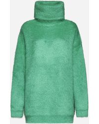 Gucci - Mohair-blend Mini Sweater Dress - Lyst