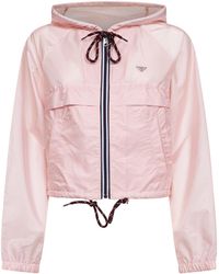 Prada - Lightweight Re-Nylon Hooded Jacket - Lyst