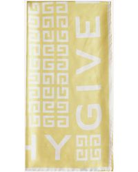 Givenchy - 4g And Logo Silk Scarf - Lyst