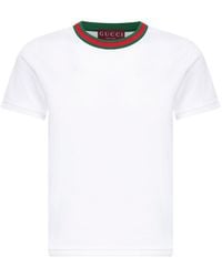 Gucci - Web T-Shirt - Lyst