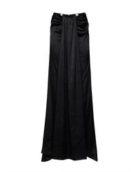 GIUSEPPE DI MORABITO - Satin Maxi Skirt With Jeweled Detail - Lyst