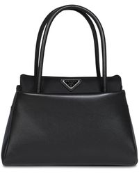 Prada - Borsa A Mano Prada Passage Small Nera - Lyst