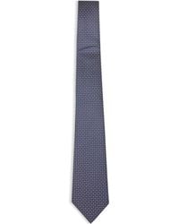 Giorgio Armani - Midnight Jacquard Silk Tie - Lyst