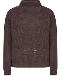 Herno Resort - Dark Chocolate Wool Resort Knit Sweater - Lyst