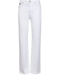 Dolce & Gabbana - Cotton Denim Flared Jeans - Lyst
