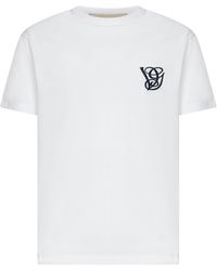 Valentino - Cotton Vg Embroidery T-Shirt - Lyst