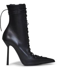 Le Silla - Semi-Polished Nappa Leather Colette 120 Mm Ankle Boots - Lyst
