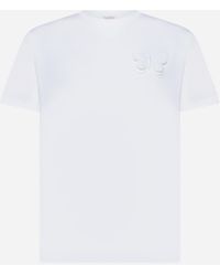 Valentino - Butterfly Cotton T-shirt - Lyst