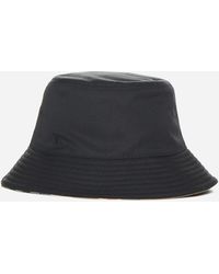 Burberry - Logo Cotton-blend Bucket Hat - Lyst