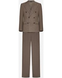 Giorgio Armani - Royal Wool-blend Double-breasted Suit - Lyst