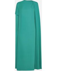Valentino - Long Silk Dress - Lyst