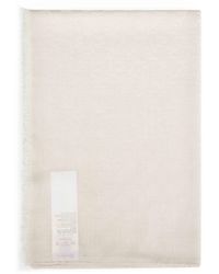 Max Mara - Ivory M Monogram Jacquard Silk Blend Mxapaniere Stole - Lyst