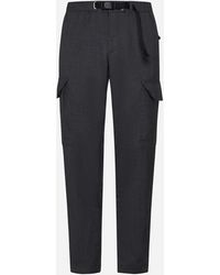 White Sand - Viscose-blend Belted Trousers - Lyst