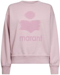 Isabel Marant - Cotton Mobyli Logo Sweatshirt - Lyst