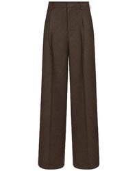 Tagliatore - Stretch Wool-Blend Twill Peileen Wide-Leg Trousers - Lyst
