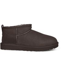 UGG - Dusted Cocoa Classic Ultra Mini Ankle Boots - Lyst