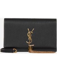 Saint Laurent - Kate Leather Wallet On Chain Bag - Lyst