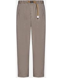 White Sand - Belted Viscose-blend Trousers - Lyst