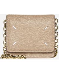 Maison Margiela - Leather Wallet On Chain Small Bag - Lyst