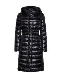 Herno - Ultralight Nylon Belted Long Hooded Down Jacket - Lyst