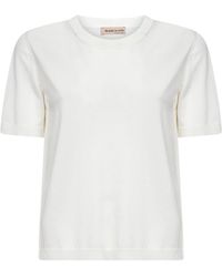 Blanca Vita - Viscose Blend Crewneck Sweater - Lyst