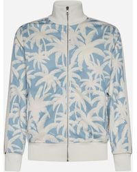 Palm Angels - All-over Palms Print Track Jacket - Lyst
