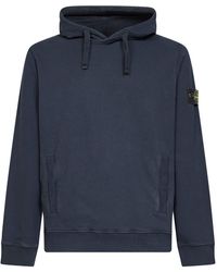 Stone Island - Stretch Organic Cotton Hoodie - Lyst