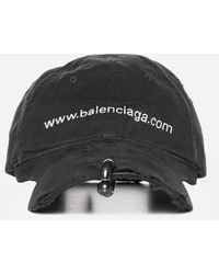 Balenciaga Heavy Piercing Cap in Black | Lyst