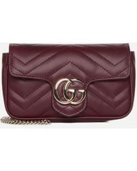 Gucci - GG Marmont Super Mini Quilted Leather Bag - Lyst