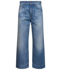 Chloé - Dream Denim High-Rise Cropped Jeans - Lyst