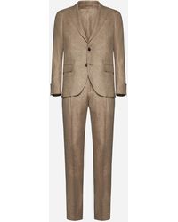 Lardini - Wool, Linen And Silk Suit - Lyst