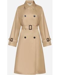 Weekend by Maxmara - Canasta Cotton-blend Trench Coat - Lyst