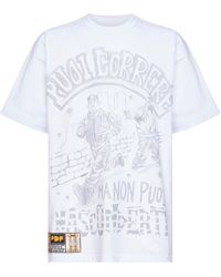 PDF - Cotton Jersey Printed T-Shirt - Lyst