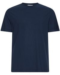 MC2 Saint Barth - Fresh Cotton Crepe Orson T-Shirt With Embroidery - Lyst