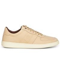 Ferragamo - Nubuck Adam Low-Top Sneakers - Lyst
